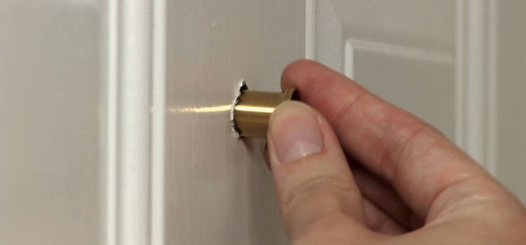 peephole door repair in El Centro